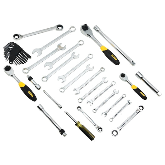 Stanley 150pc Master Tool Set complete toolkit for mechanical, household, and fabrication tasks