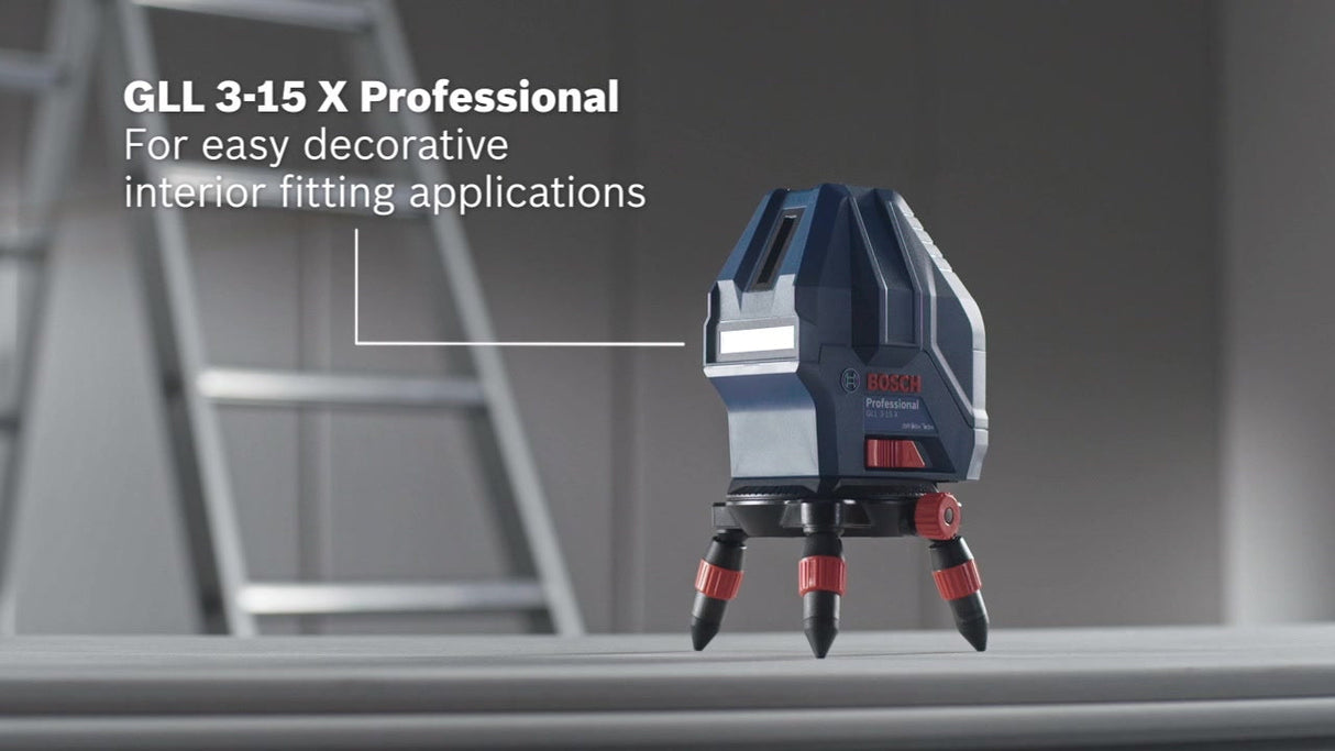 Bosch GLL 3-15 X Professional Laser Level