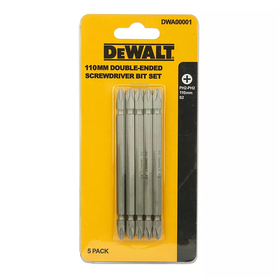 DeWalt DW00001M-IN PH2 Magnetic Bit Set 5Pc