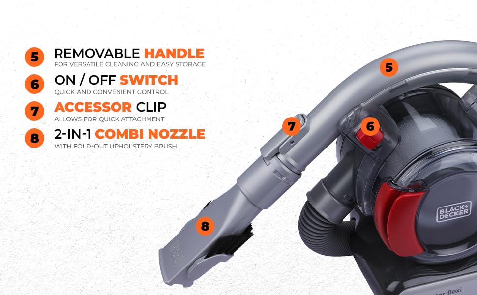 BLACK+DECKER PD1200AV-B1 12V Portable Car Vacuum