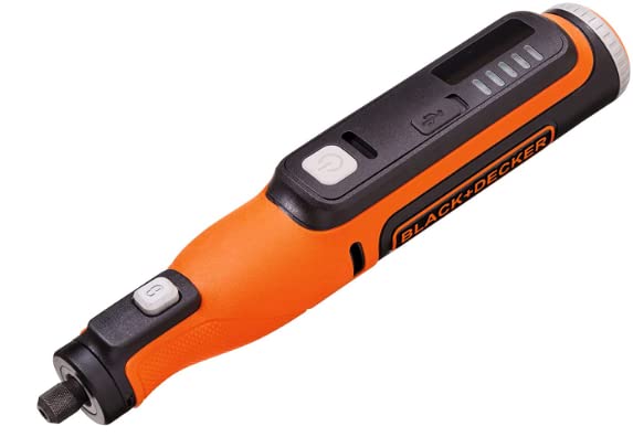 Black and Decker BCRT8K35 8V Cordless Rotary Tool Set