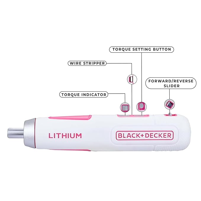 BLACK+DECKER BD40K27P 4V Cordless Screwdriver