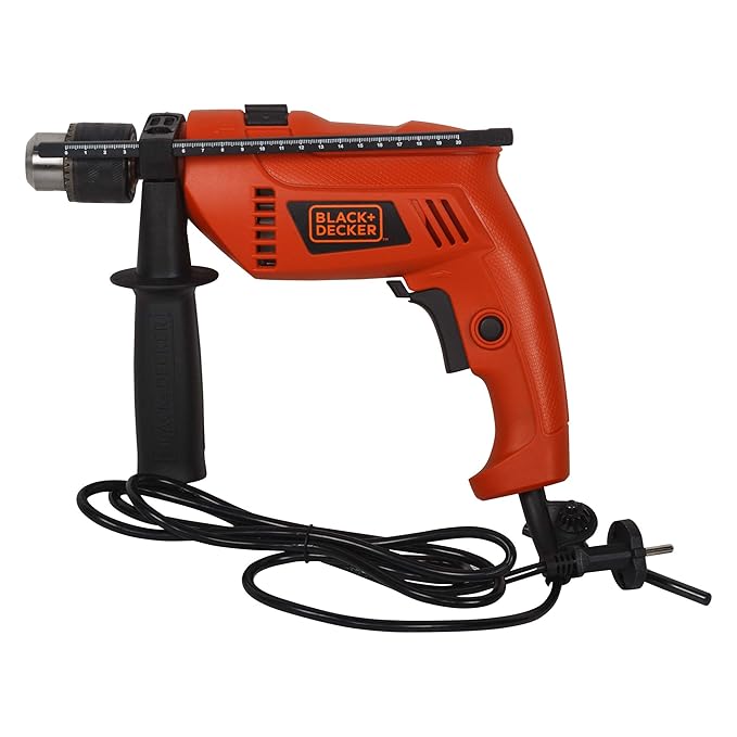 BLACK+DECKER HD555KMPR 550W Hammer Drill Kit