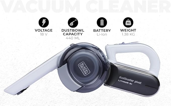 Black and Decker PV1820LF-B1 18V Cordless Vacuum Cleaner