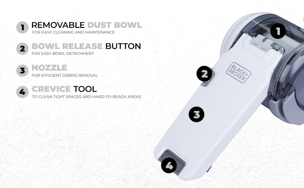 Black and Decker PV1820LF-B1 18V Cordless Vacuum Cleaner