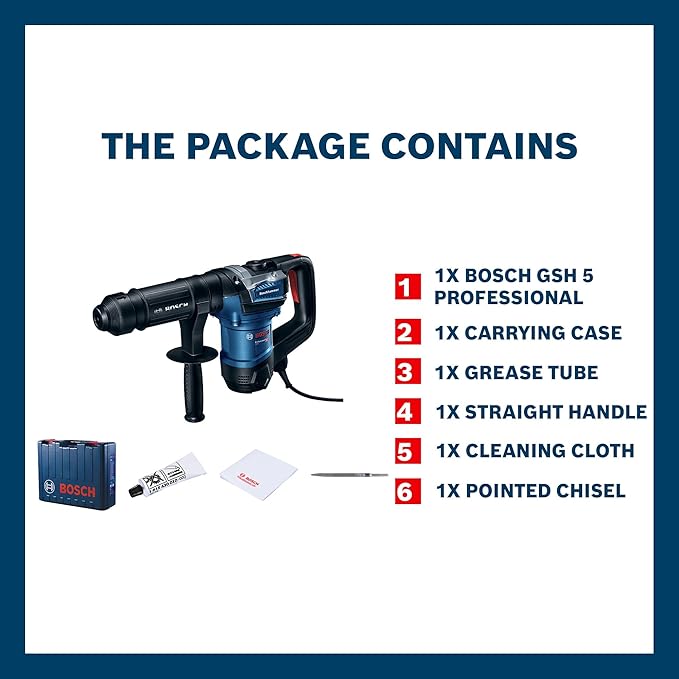 Bosch GSH 5 Heavy Duty Demolition Hammer - Tools Warehouse