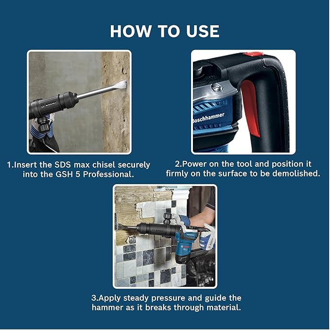 Bosch GSH 5 Heavy Duty Demolition Hammer - Tools Warehouse