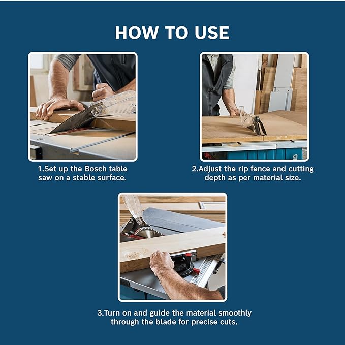 Bosch GTS 10 J Professional Table Saw - Tools Warehouse