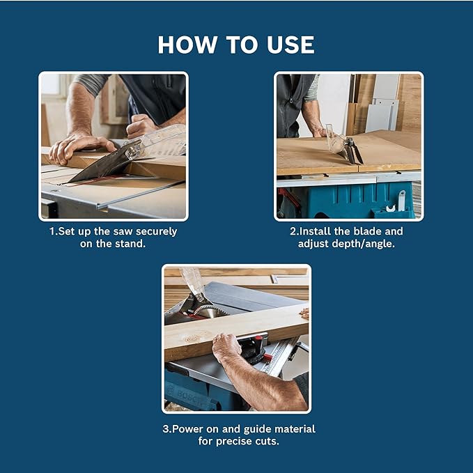 Bosch GTS 254 Corded Electric Table Saw - Tools Warehouse