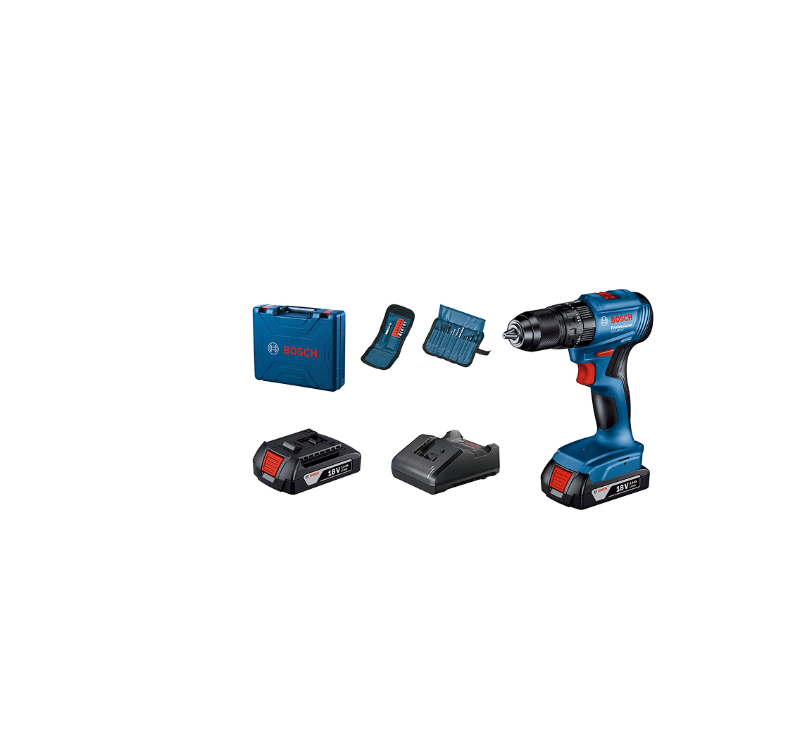 Bosch GSB 185‑LI 18V Cordless Impact Drill Kit 2×2Ah