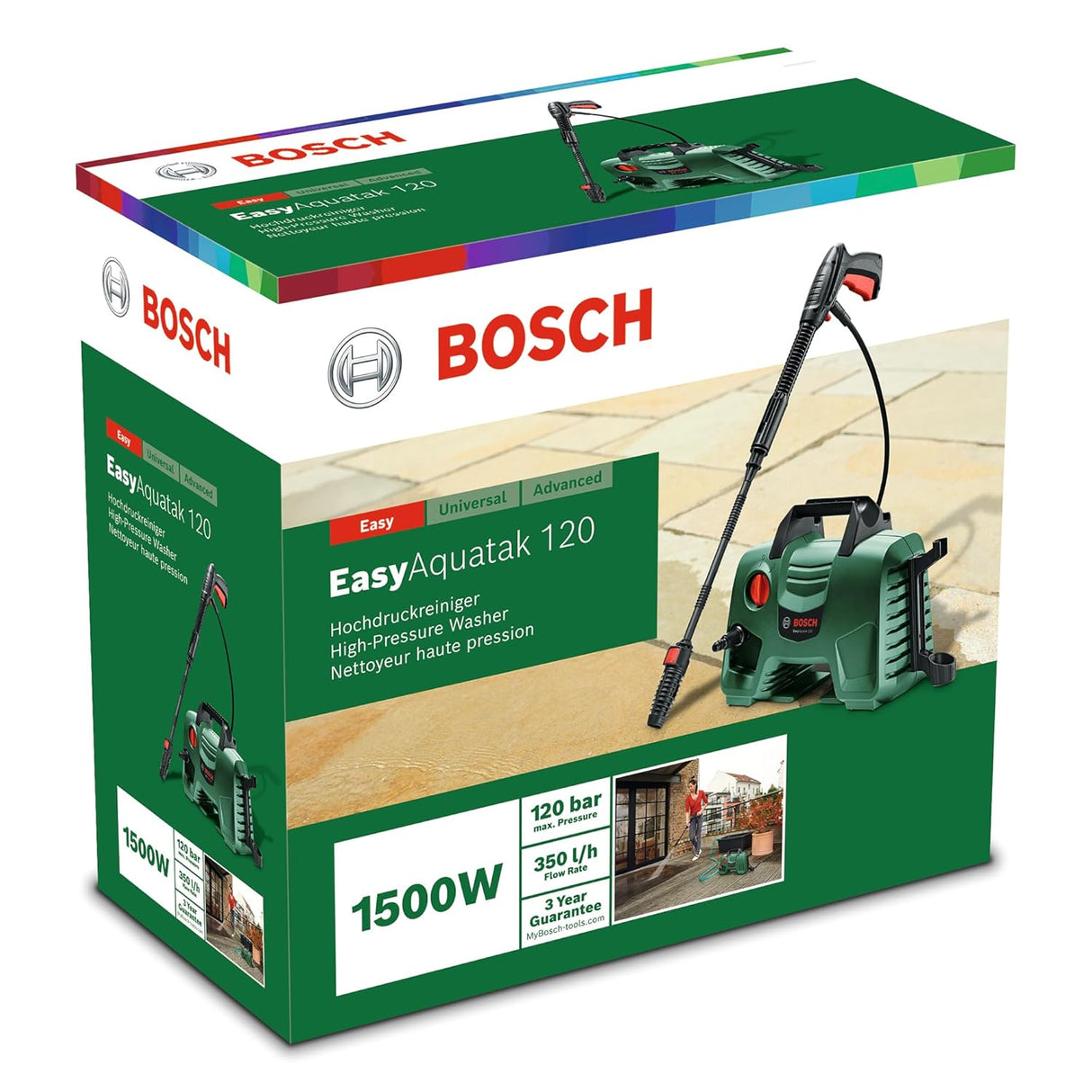 Bosch EasyAquatak120 1500W 120Bar Pressure Washer
