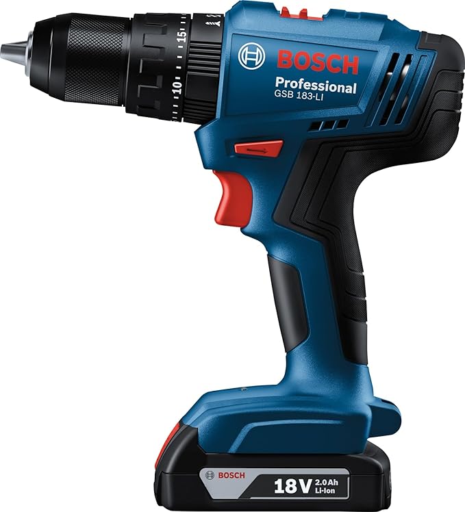 Bosch GSB183-Li 18V Cordless Drill Driver 56Nm