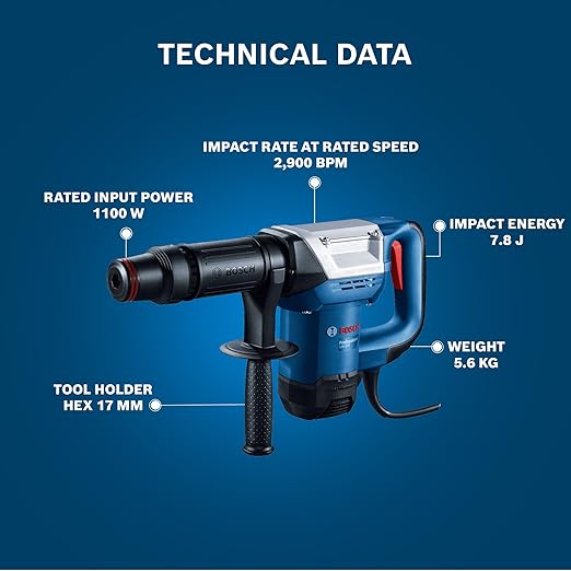Bosch GSH 500 Max Demolition Hammer Corded - Tools Warehouse