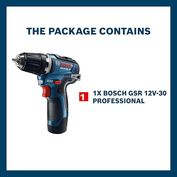 Bosch GSR 12V‑30 Heavy Duty Cordless Drill Driver - Tools Warehouse