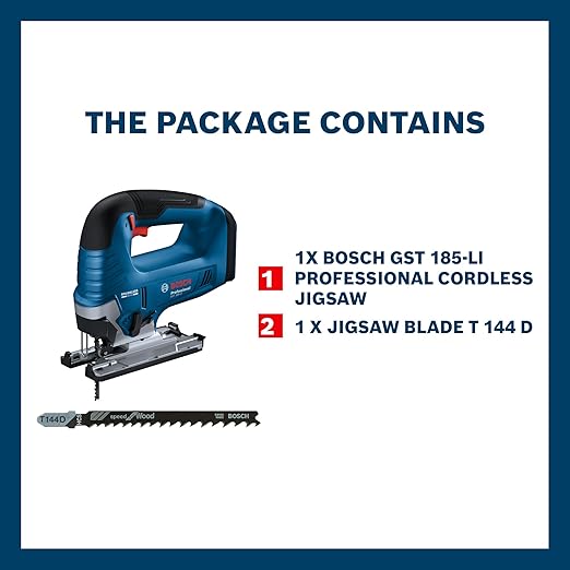 Bosch GST 185-Li Professional Cordless Jigsaw - Tools Warehouse