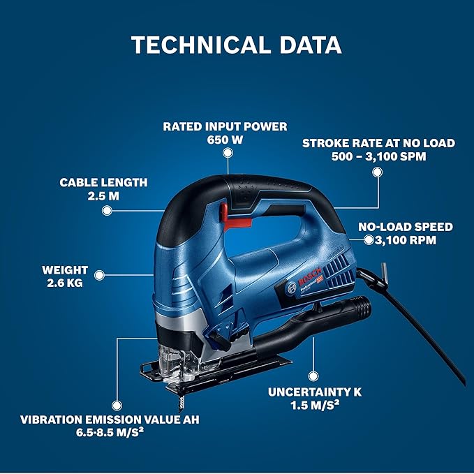 Bosch GST 90 BE Professional Heavy Duty Jigsaw - Tools Warehouse