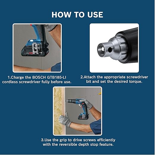 Bosch GTB 185-LI 18V Cordless Drywall Screwdriver - Tools Warehouse