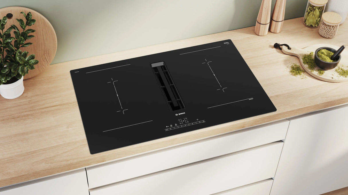 Bosch Induction Cooktop with Integrated Ventilation 80cm PVQ811F15E