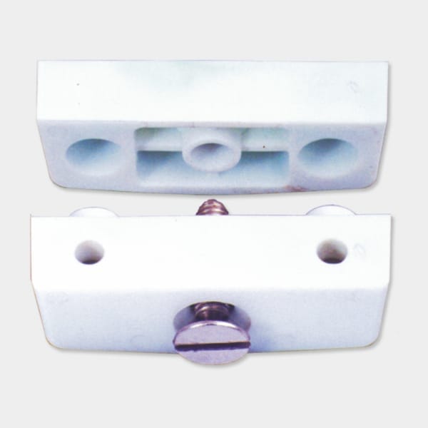 Ebco Block Connector Fittings - White