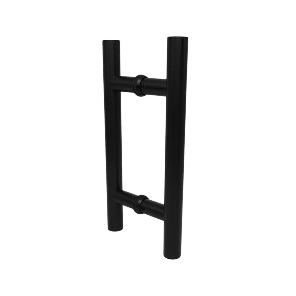 Ebco H Type Glass Door Handle SS304 Black Finish