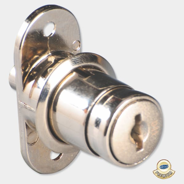 Ebco Push Lock – Nickel Plated(19 mm)