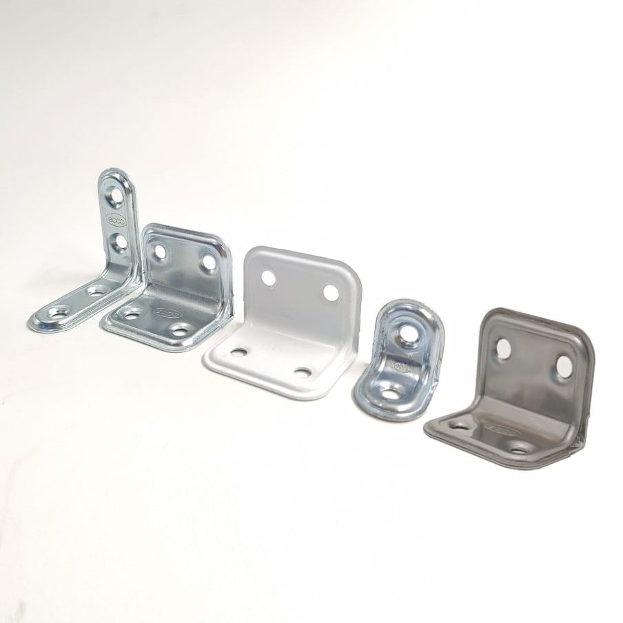 Ebco RA Connector - Zinc Plated White