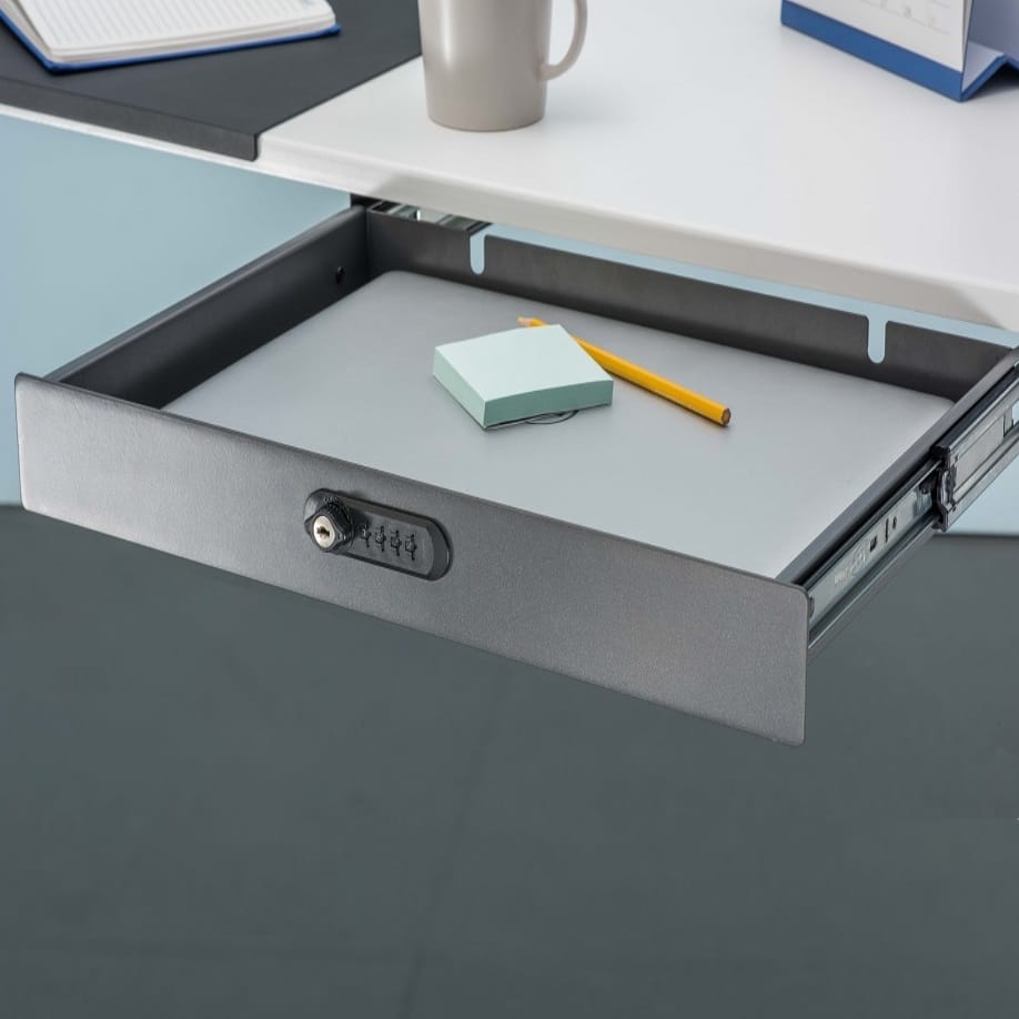 Ebco Safe Drawer – Top Mount Single with Combination Lock & Felt Mat (470×300×60mm)
