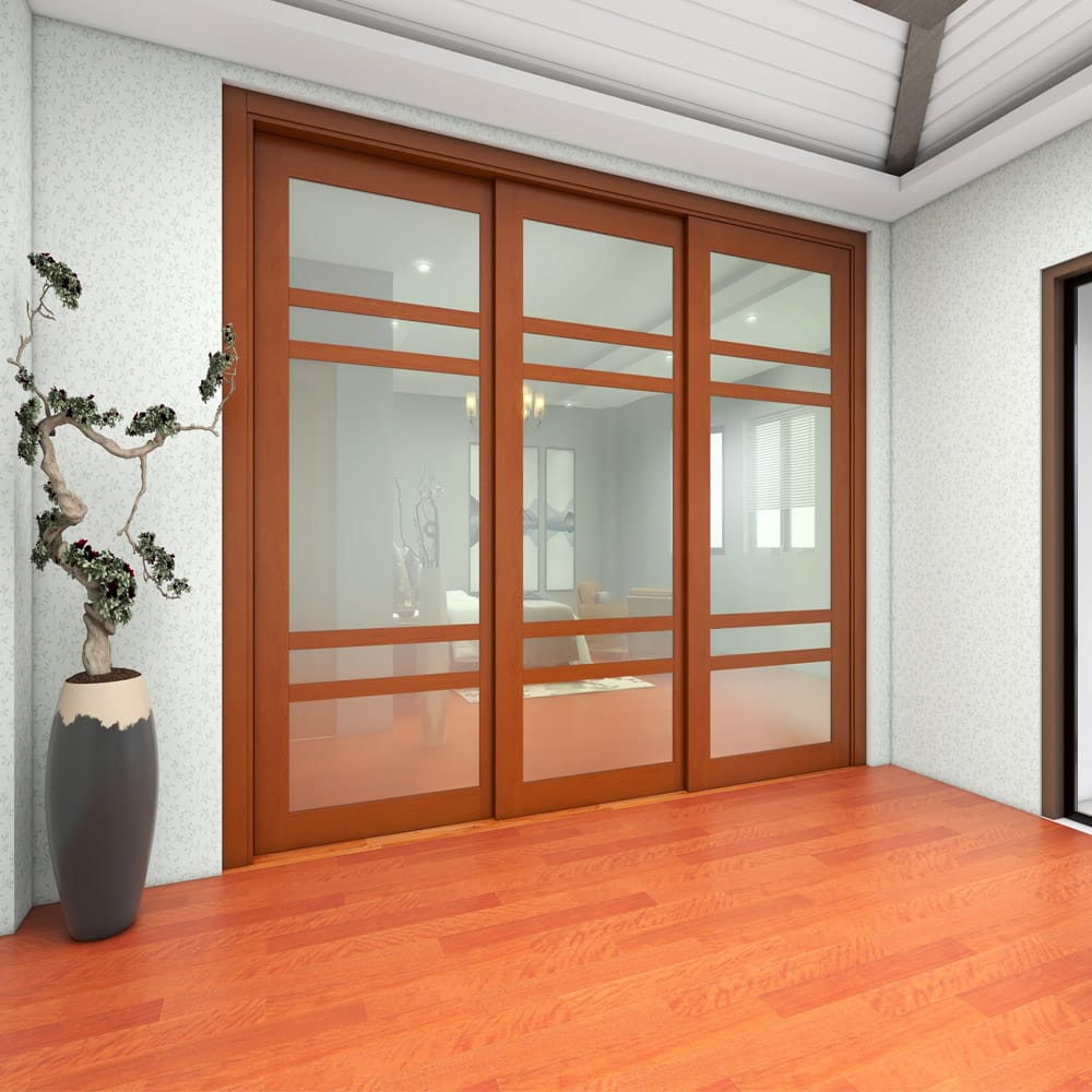 Ebco Sliding Door System 100 - for Wooden Door