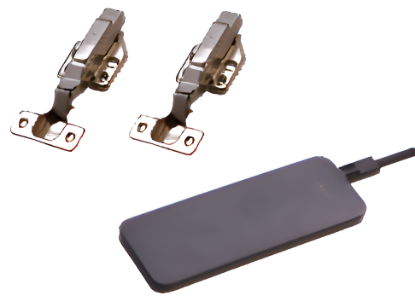 Ebco Smart Push Soft Close Fitting for 2 Hinges light Load