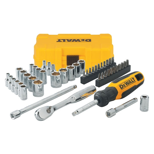 DeWalt 50 Pc 1/4 inch Drive 6PT Nano Socket Set