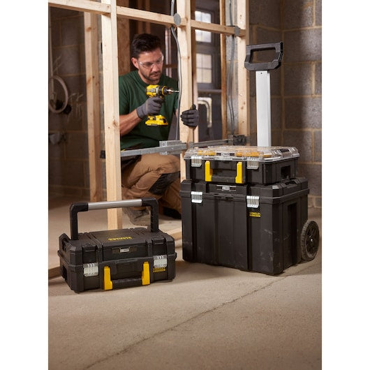 Stanley 28in FatMax Pro-Stack Tower Trolley 3Pc