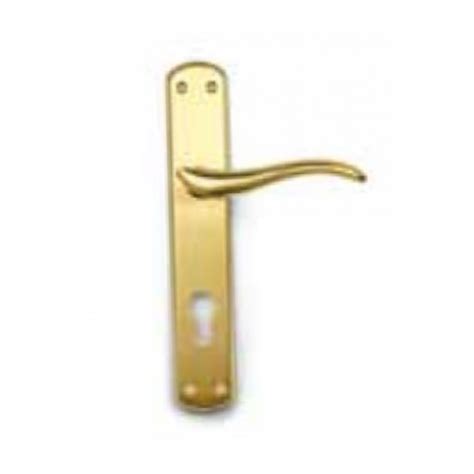 Godrej Aura 240 mm Door Handle Set 2C Brass (7851)