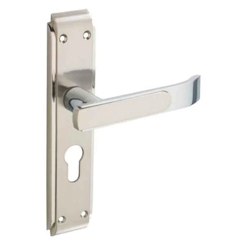 Godrej Gloria 200mm Door Handle Set 2C Satin Steel