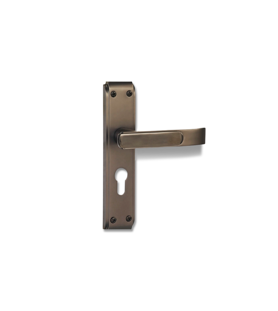 Godrej Gloria 240mm Door Handle Set 2C Black Nickel