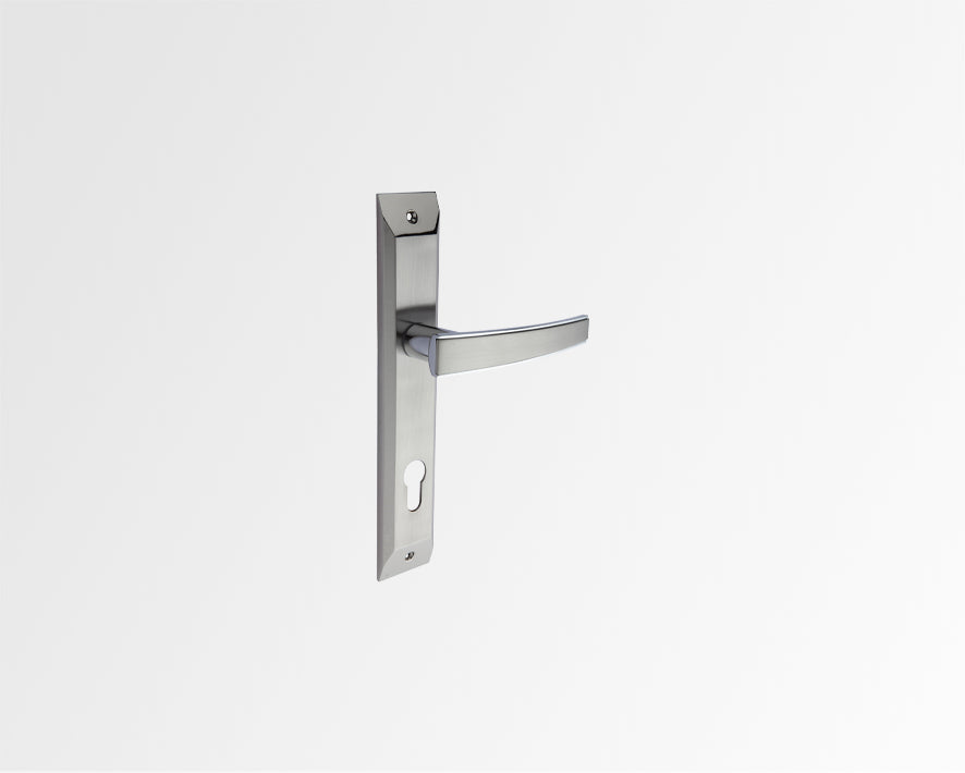 Godrej NEH 06 Baby Latch with Handle Set - Satin Steel
