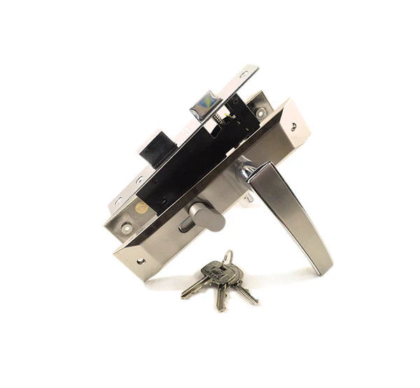 Godrej NEH 06 Baby Latch with Handle Set - Satin Steel