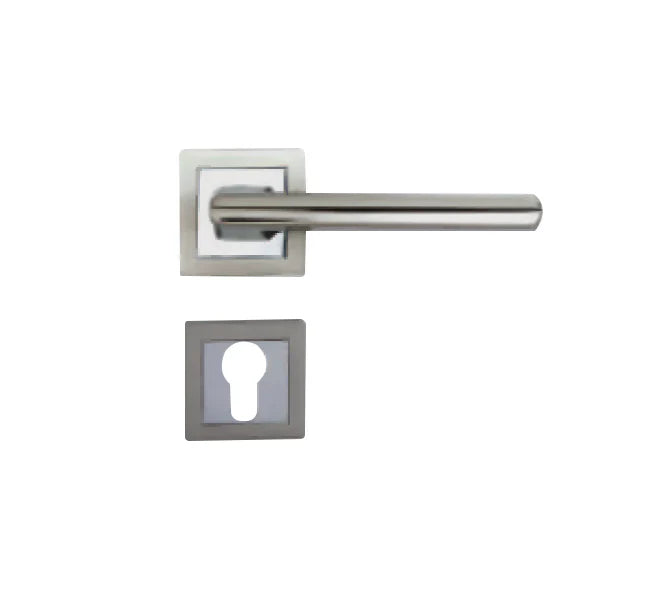 Godrej NEH 07 Door Handle Set 1CK – Satin Steel