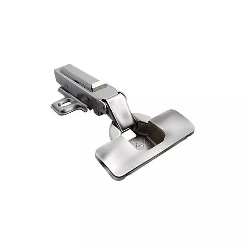 Godrej Cabinet Clip On Soft Close Hinge SS304 – Inset, 4 Hole, Nickel Plated (35 × 11.5 mm)