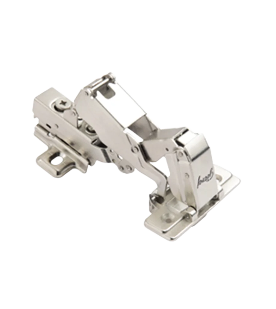 Godrej Cabinet Slip On Pi Corner Regular Hinge - Inset 165°, 2 Hole, Nickel Plated (35 x 11.5 mm)