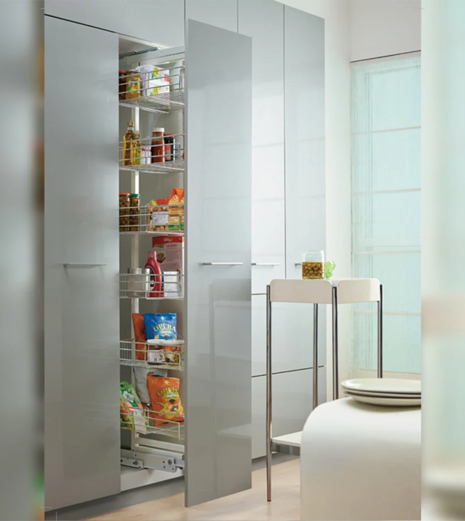 Godrej Tall Unit Full Extension - Stainless Steel Finish (415 x 510 x 2190 mm)