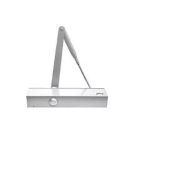 Godrej Surface Mounted T83H Door Closer(CE certified) - 40 to 100kg Capacity, Silver Finish