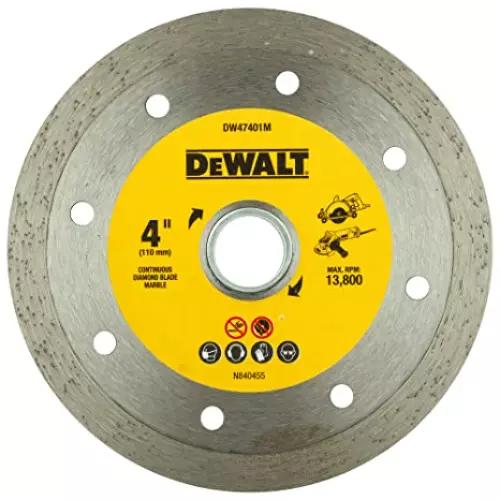 DeWalt DW47401MB25 4" Marble Cutting Blade 25Pc