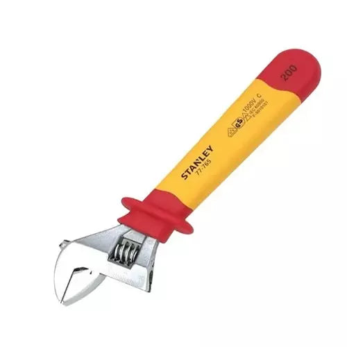 Stanley 200mm Insulated Adj Wrench VDE