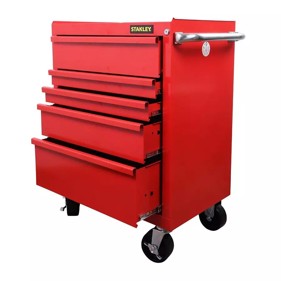 Stanley 5 Drawer Eco Roller Cabinet Grey