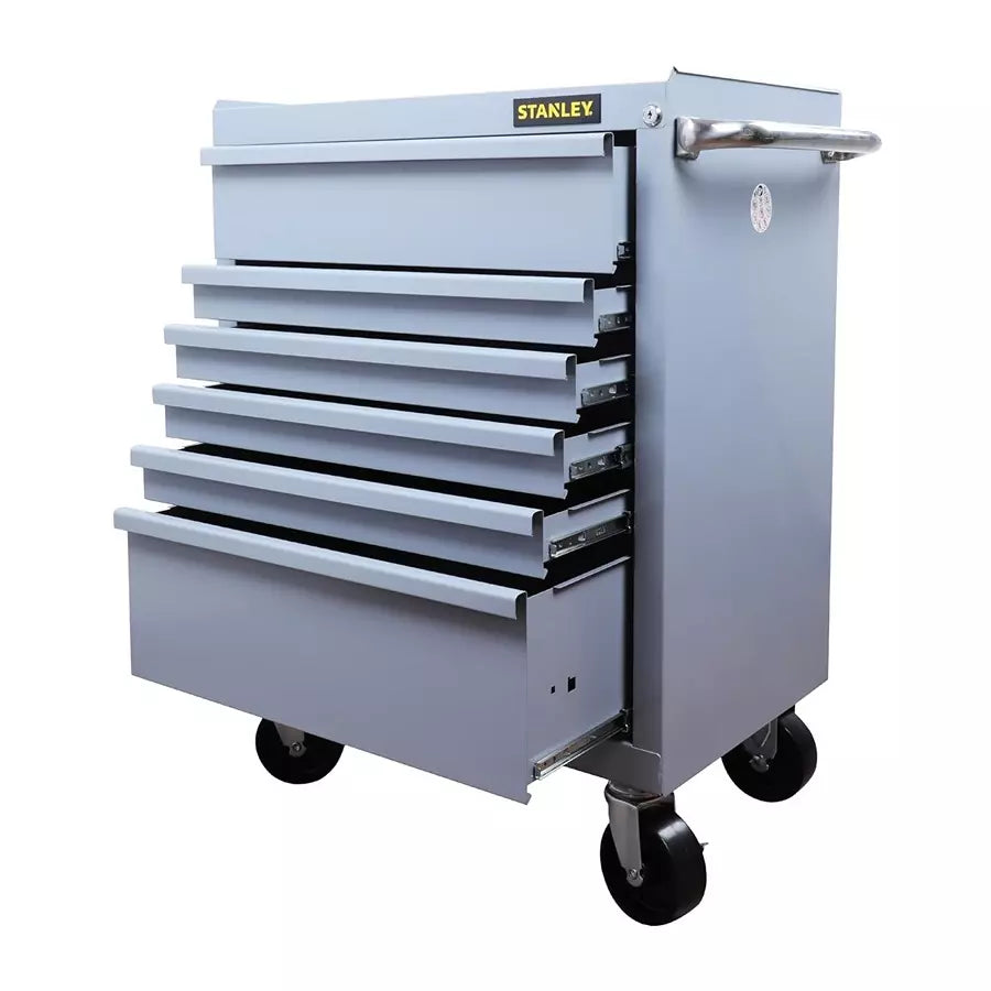Stanley 6 Drawer Eco Roller Cabinet Grey