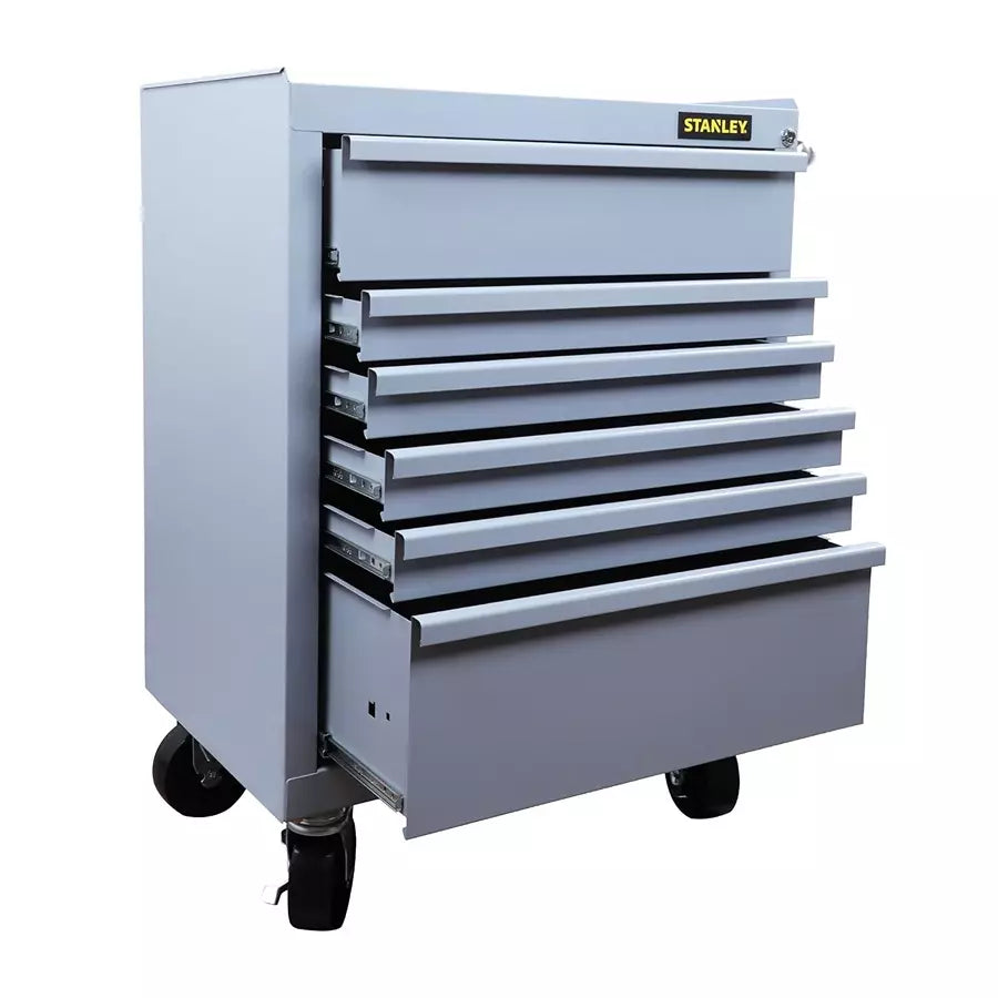 Stanley 6 Drawer Eco Roller Cabinet Grey