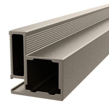 Hafele Klar Glass Door Profile 3000mm Brushed