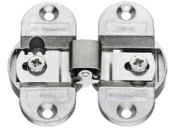Hafele Kubikina Hinge 180° Opening for 18mm Door Zinc Alloy Chrome Plated Matt