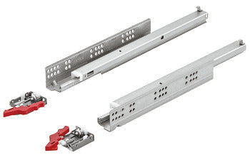 Hafele Matrix UM 35 Soft Close Full Extension Undermount Runner 35Kg