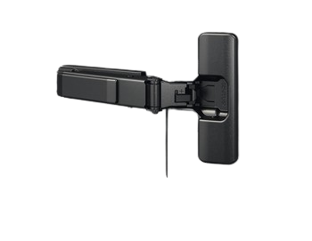 Hafele Metalla 510 94° Thick Door Hinge Midnight Black 48/6mm